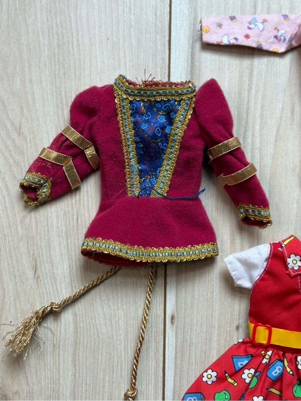 Vintage Barbie Doll Clothes Lot Dr Barbie Happy Family Genie 4 Outfits Mattel